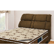 Cabeceira De Casal Imperador 140CM Nobuck Marrom Chocolate 0013 Simbal