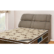 Cabeceira De Casal Imperador 140CM Nobuck Marrom Taupe 0030 Simbal