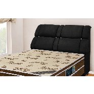 Cabeceira Casal Imperador Para Cama Box 140CM Nobuck Negro 0578 Simbal