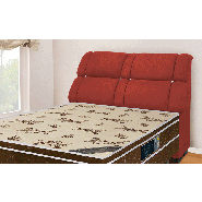 Cabeceira De Casal Imperador 140CM Nobuck Vermelho Marte 0025 Simbal