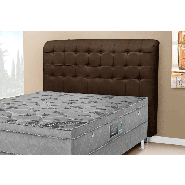 Cabeceira Solteiro Dama Para Cama Box 90CM PVC Canoas Cacau 0079 Simbal