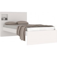 Cama De Solteiro Juvenil Selfie Branco/Branco Henn