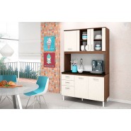 Kit Para Cozinha Fit 120CM Amêndoa-Arezzo Nicioli