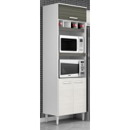 Paneleiro Duplo Bruna II 5602 Para Forno e Microondas Poquema