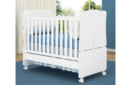 Berço Mini Cama Amore 230 Branco-Branco Qmovi