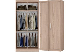 Guarda-Roupa De Canto Duster 1 Porta Teka-Teka Albatróz